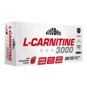 VITOBEST L-CARNITINE 3000 - 20 Viales 10 ml FRESA ACIDA