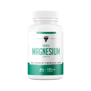 TRIPLE MAGNESIUM COMPLEX es un complemento alimenticio que contiene 3 formas de magnesio de muy fácil absorción: cloruro, citrato y lactato.